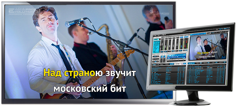 Внешний вид караоке титров