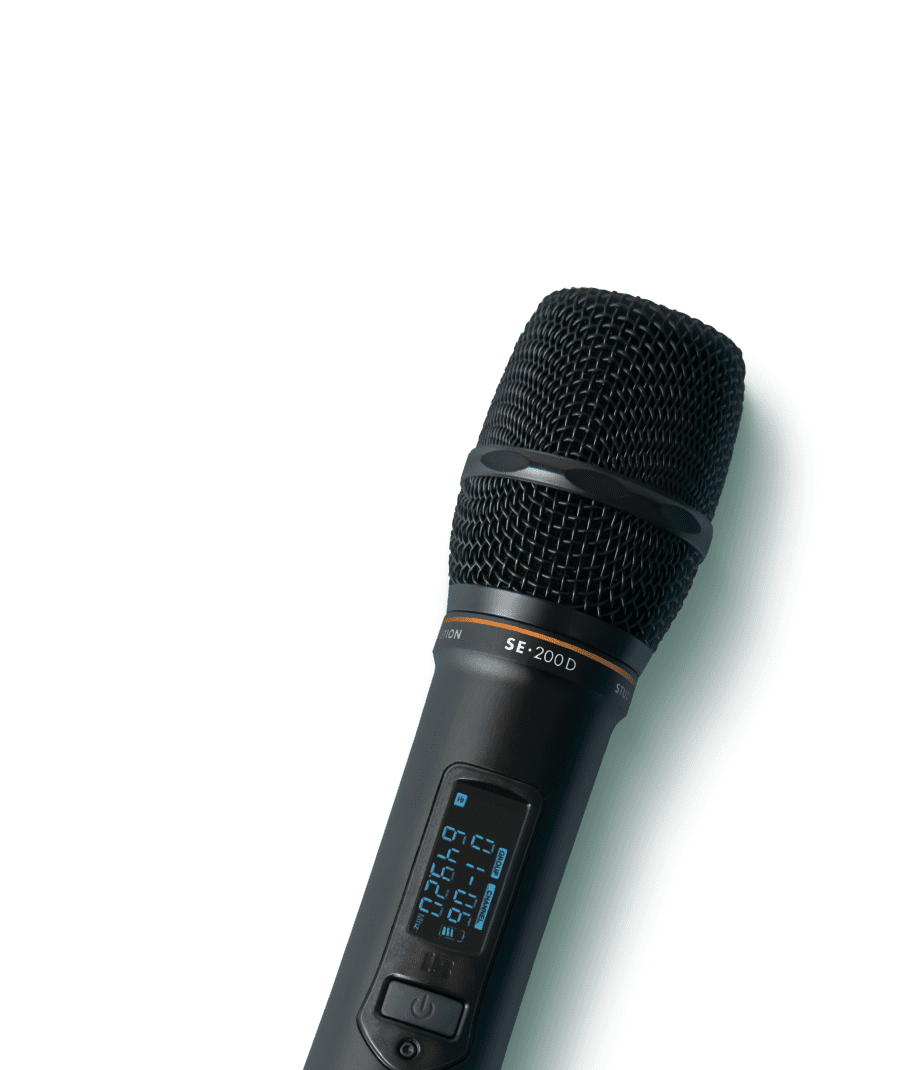 профессиональный цифровой беспроводной микрофон для караоке